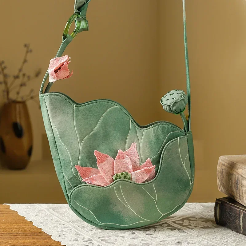 Women'S Bags New Collection - Bolso de hombro elegante con bordado