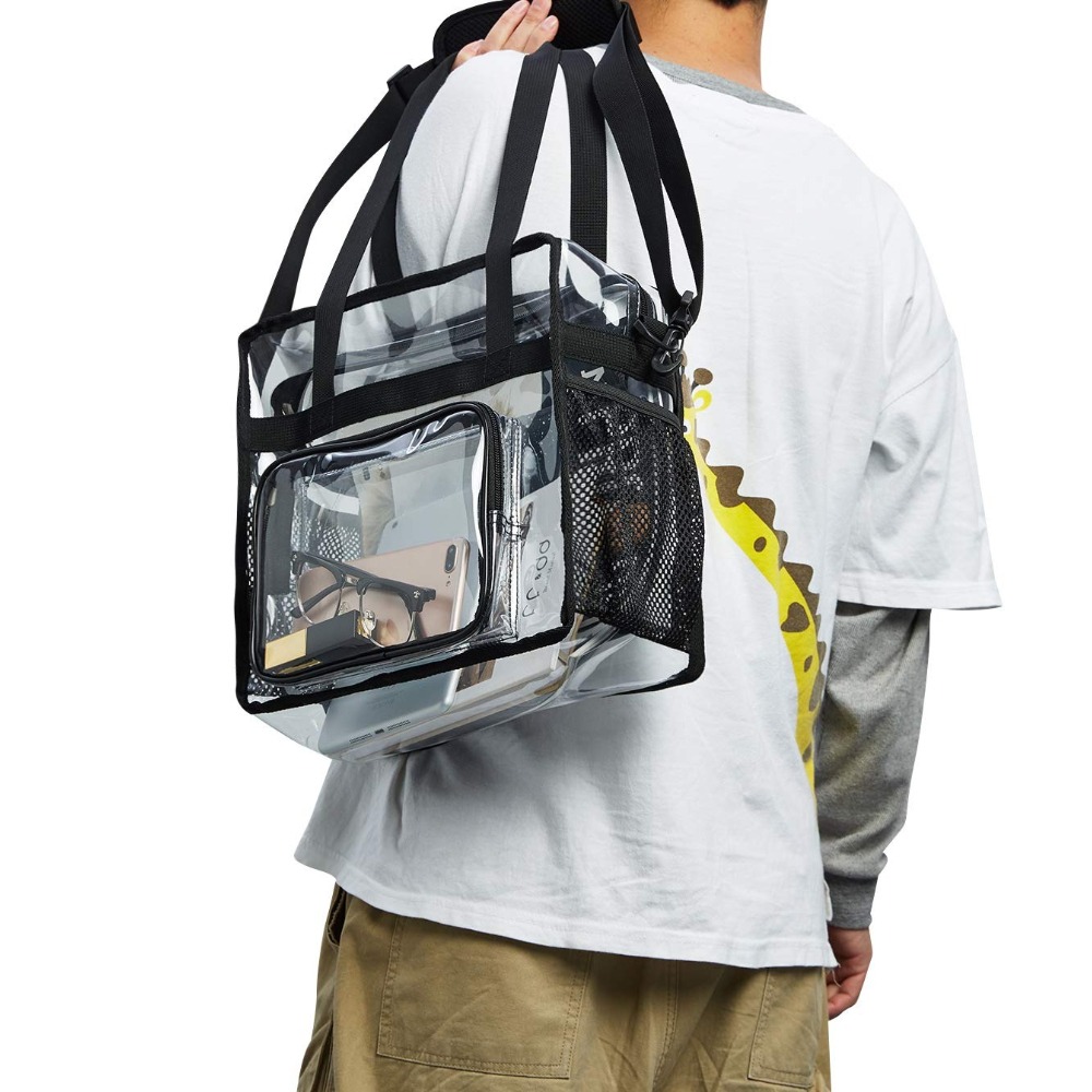Women Bags Crossbody - Bolso transparente de plástico resistente con