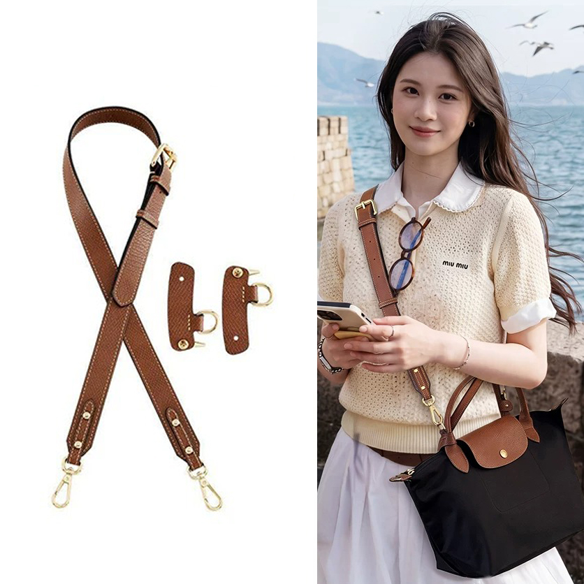 Women'S Bags Longchamp - Correa de Hombro de Cuero para