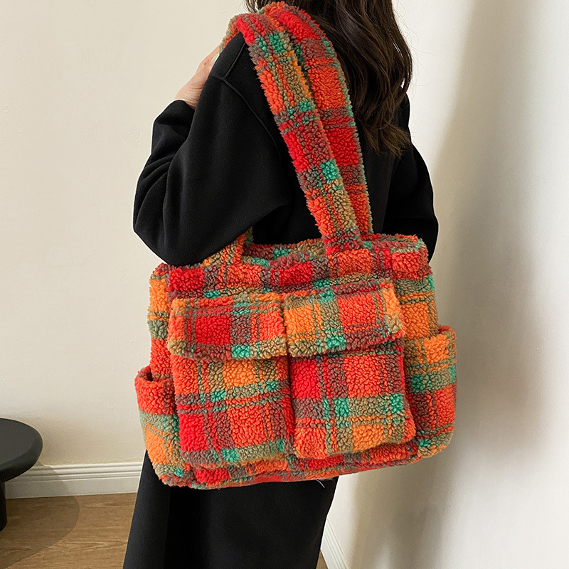 Women'S Tote Bags Designer - Bolsos de mano de lana de