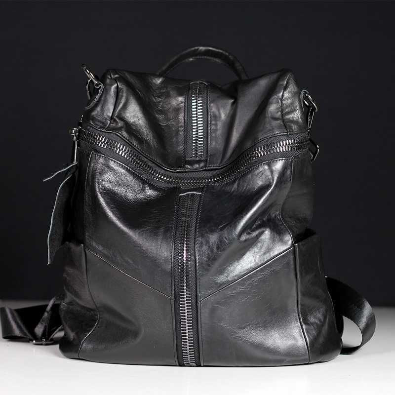 Mini Backpack Women - IPinee-mochila de piel auténtica para mujer,