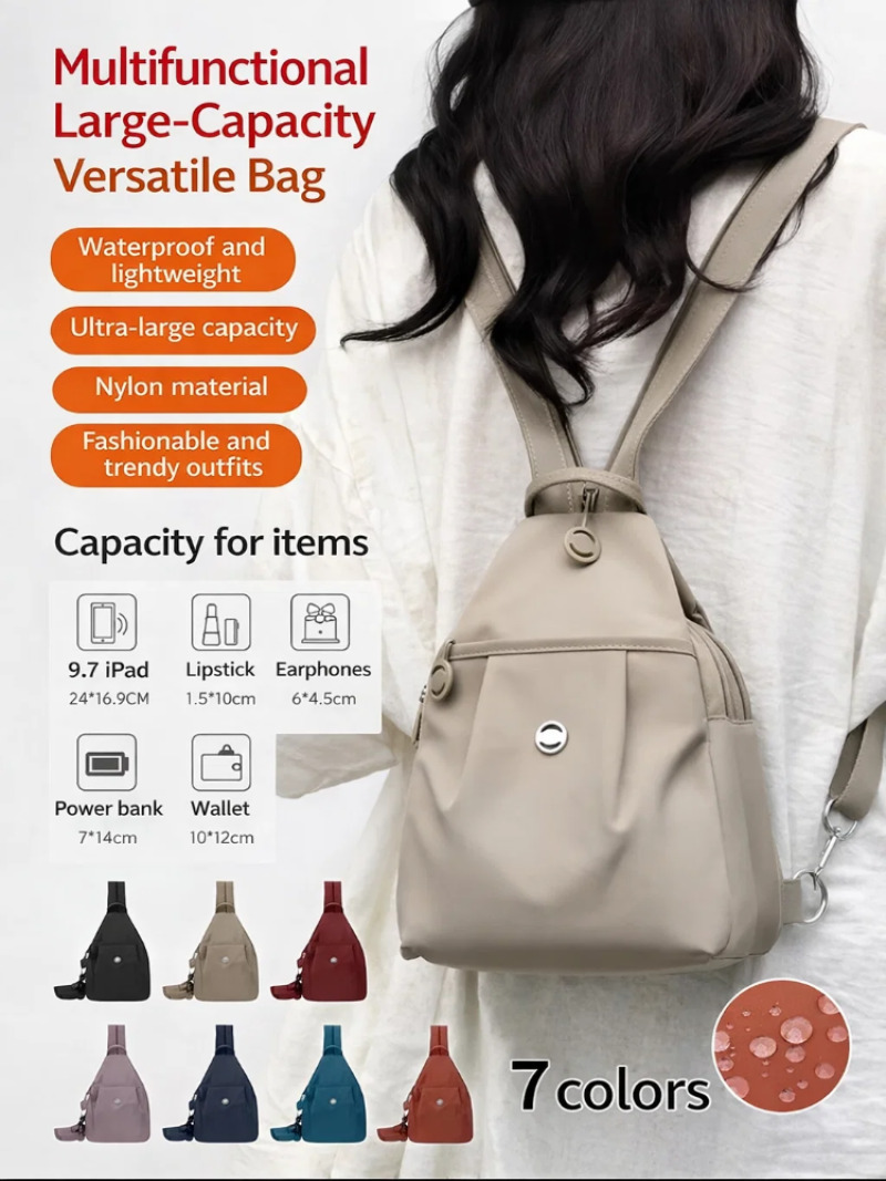 Mini Backpack Women - Mini mochila ligera para mujer, bolso