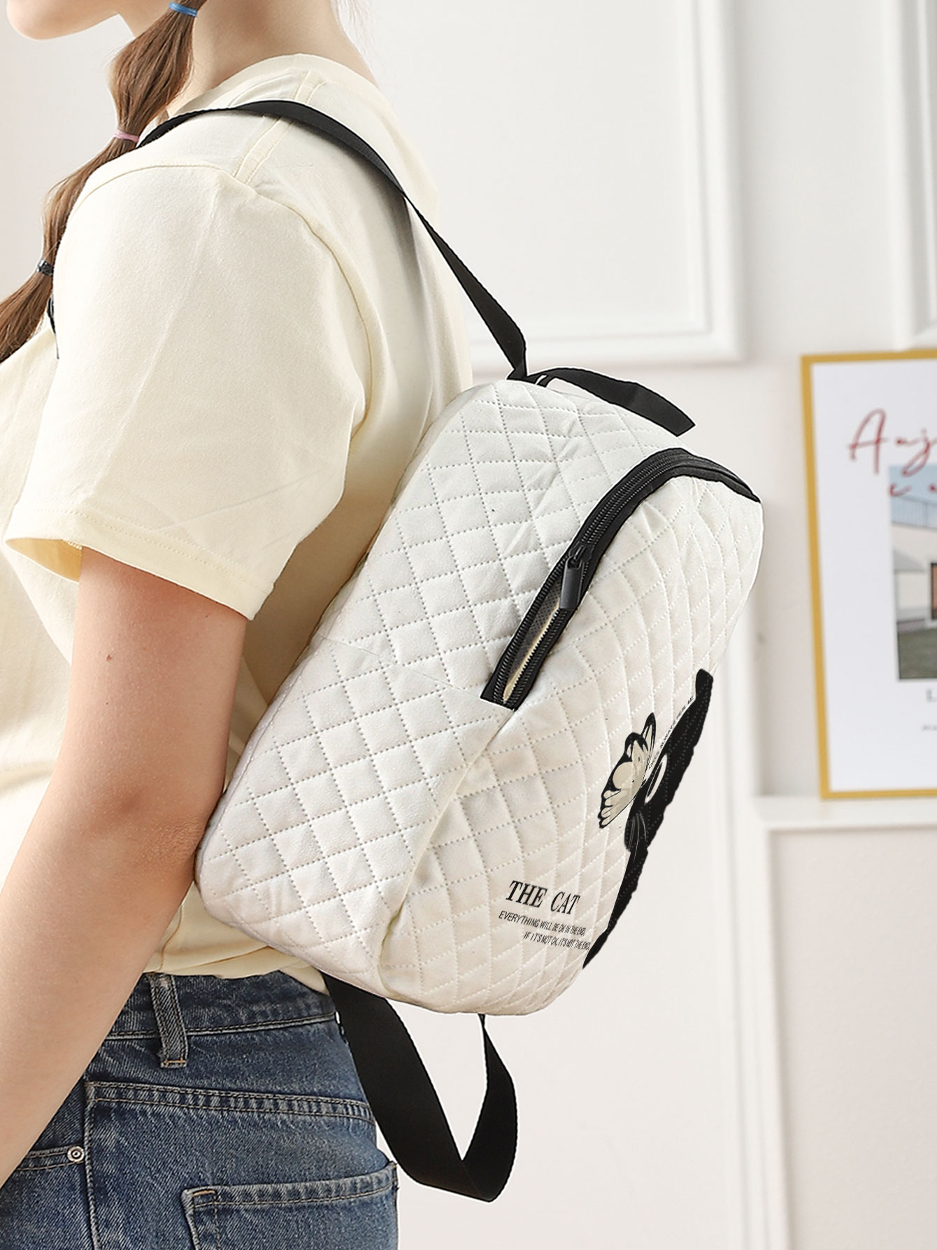 Mochila compacta acolchada con - Mini Backpack Women reseña y precio