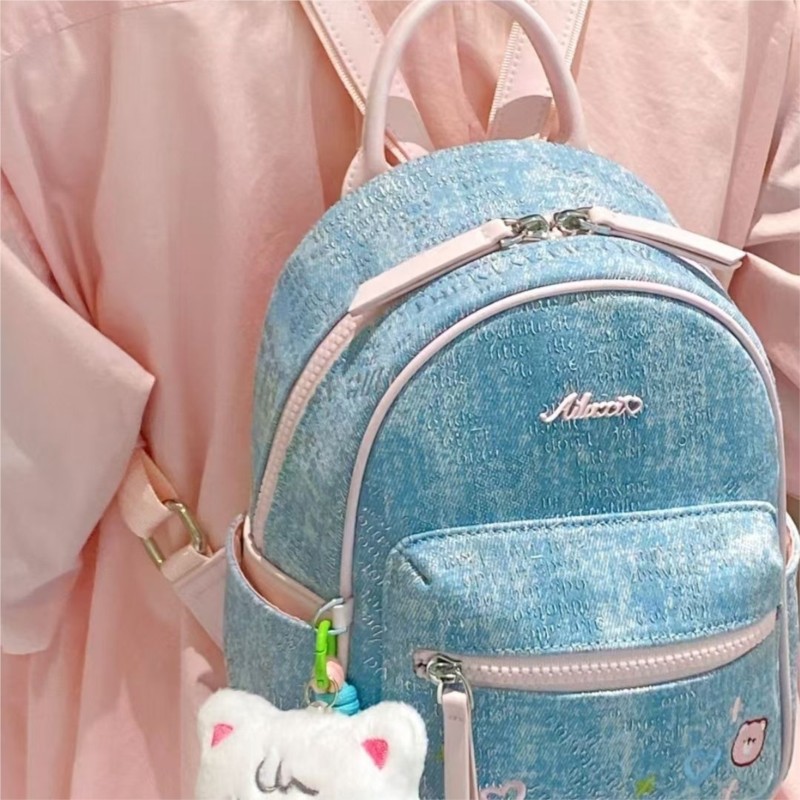 Mochila de oso bordado de mezc - Mini Backpack Women reseña y precio