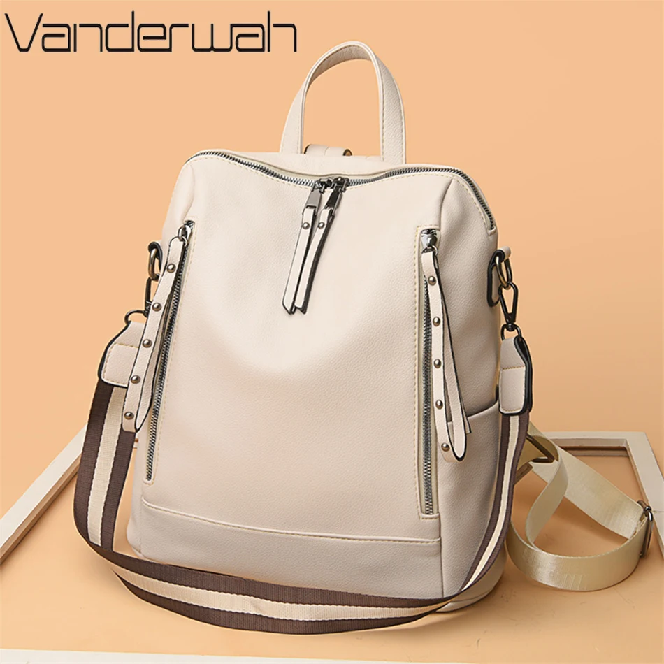 Mochila De cuero suave para es - Women Bags Luxury Brands reseña y precio