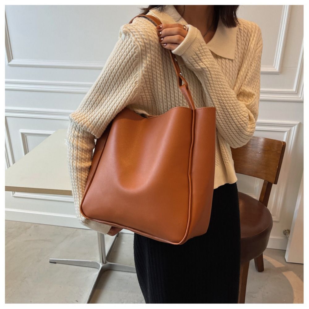 Bolsos de cuero PU de gran cap - Women Bags Zara reseña y precio