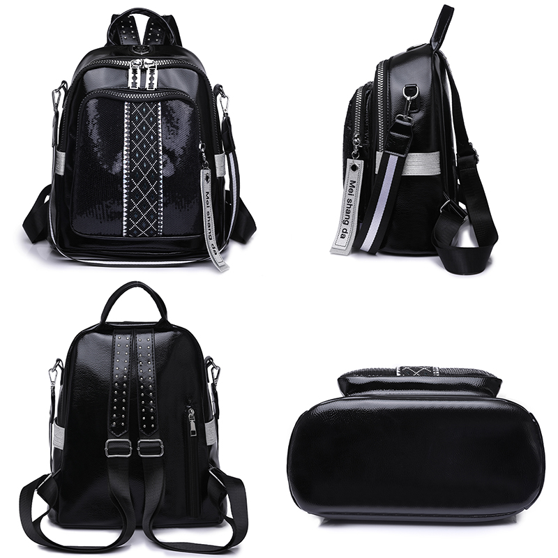 Mochila de cuero de gran capac - Mini Backpack Women reseña y precio