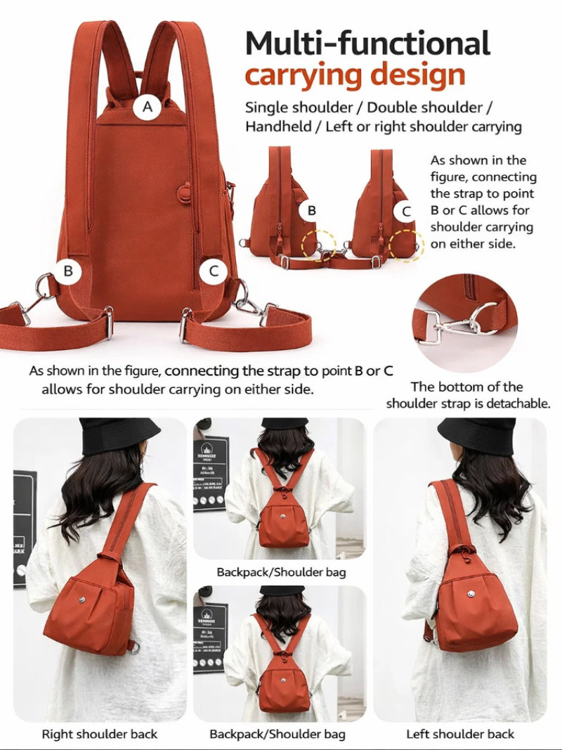 Mini mochila ligera para mujer - Mini Backpack Women reseña y precio