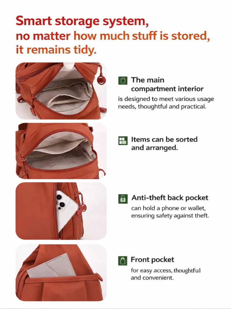 Mini mochila ligera para mujer - Mini Backpack Women reseña y precio